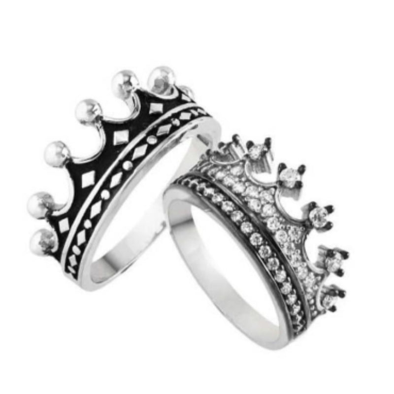 CCBFY Princess Queen Crown Rings for Women Girl Eternity India | Ubuy